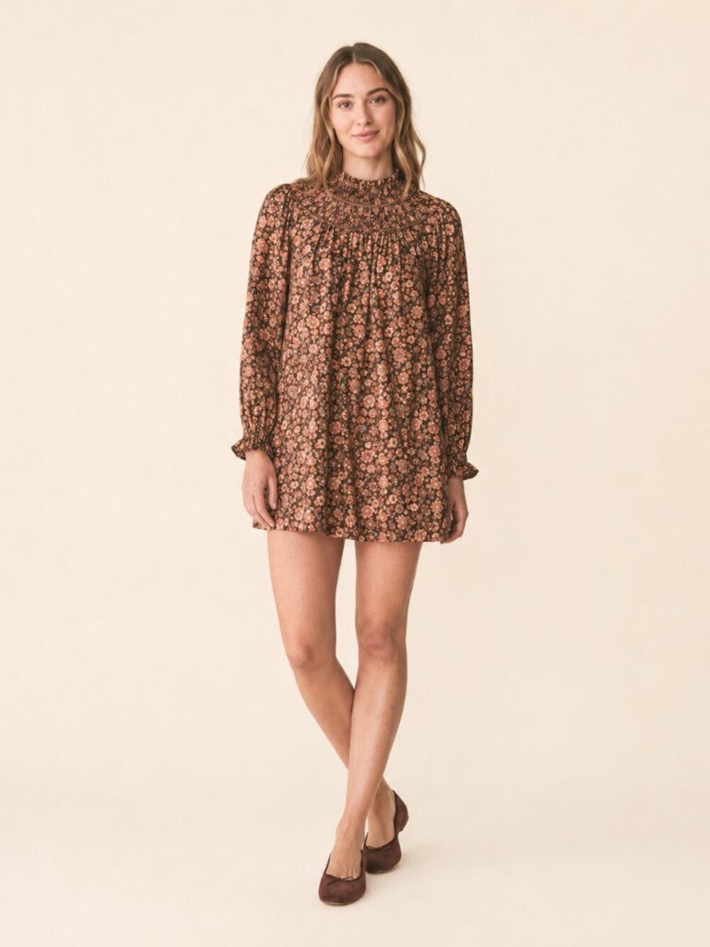 Doen Idalie Dress Mulberry Vine‎ Floral Size XS Mini Dress